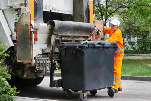 Professional office clearance team at work in Manor Park
